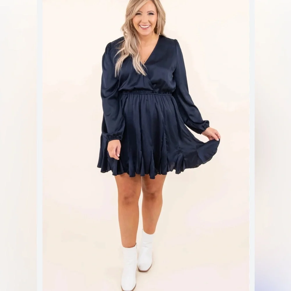 CHIC SOUL women’s navy blue dress size xl‎